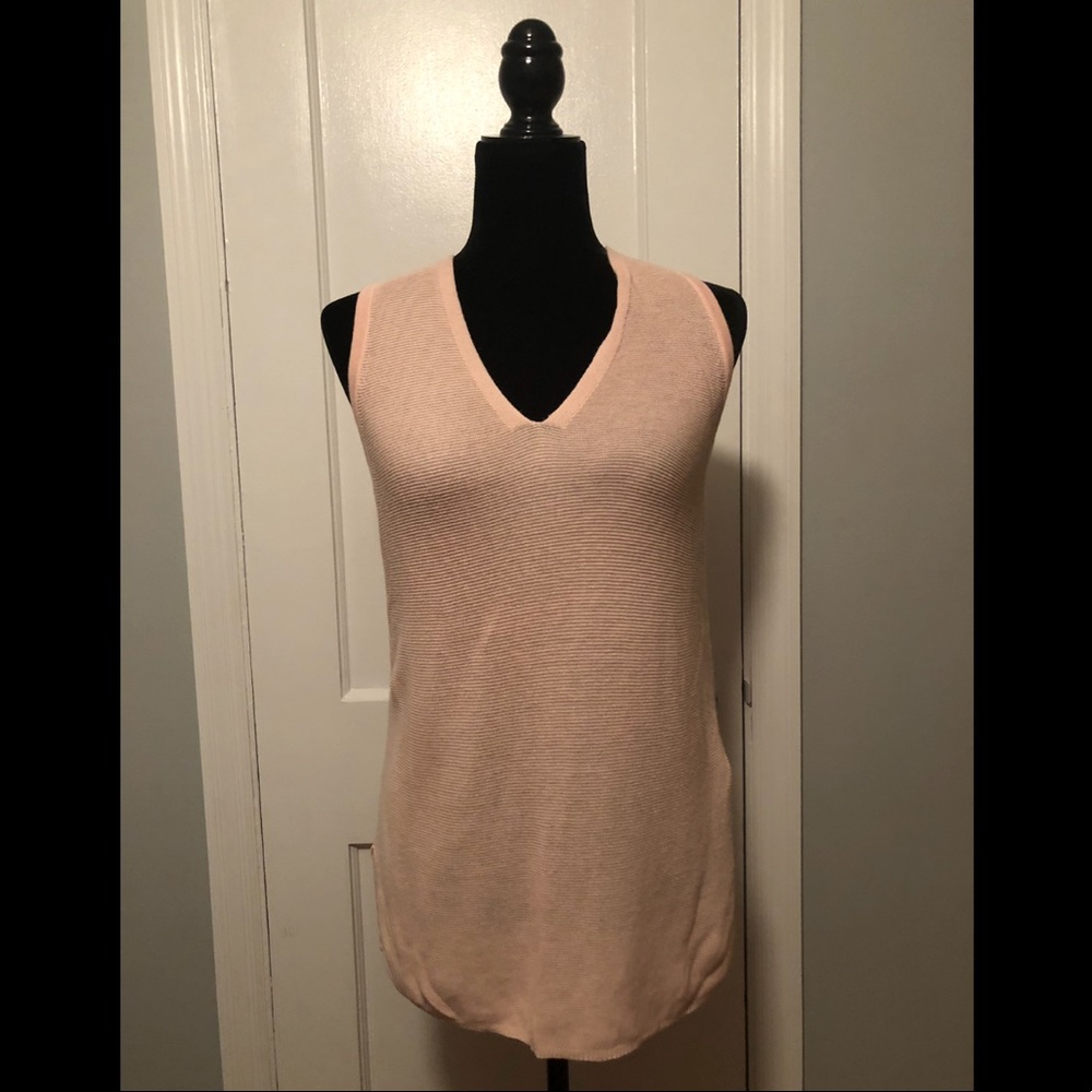 Blush LOFT V-neck Sweater